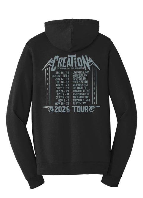 2026 Supernatural Tour Fleece With Dates (Scroll over for tour dates shown on the back)