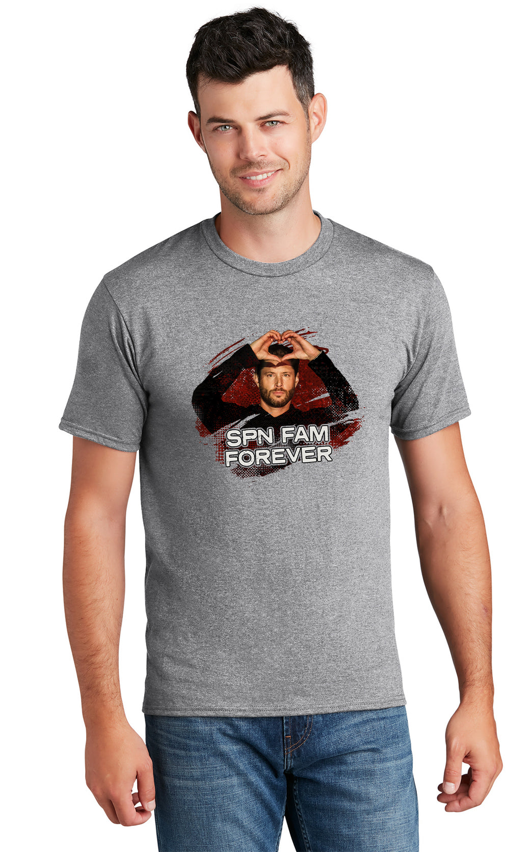"JENSEN HEART HANDS"  T-Shirt (CE-T8)
