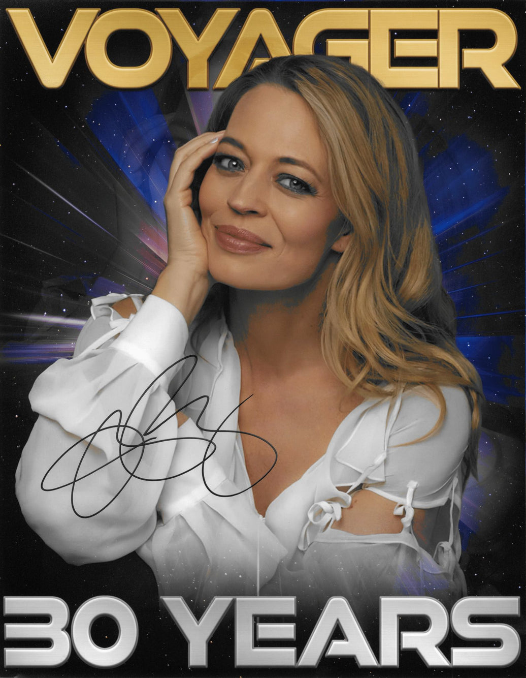 30 YEARS Limited Edition "Signed 11x14" Poster signed by Jeri Ryan