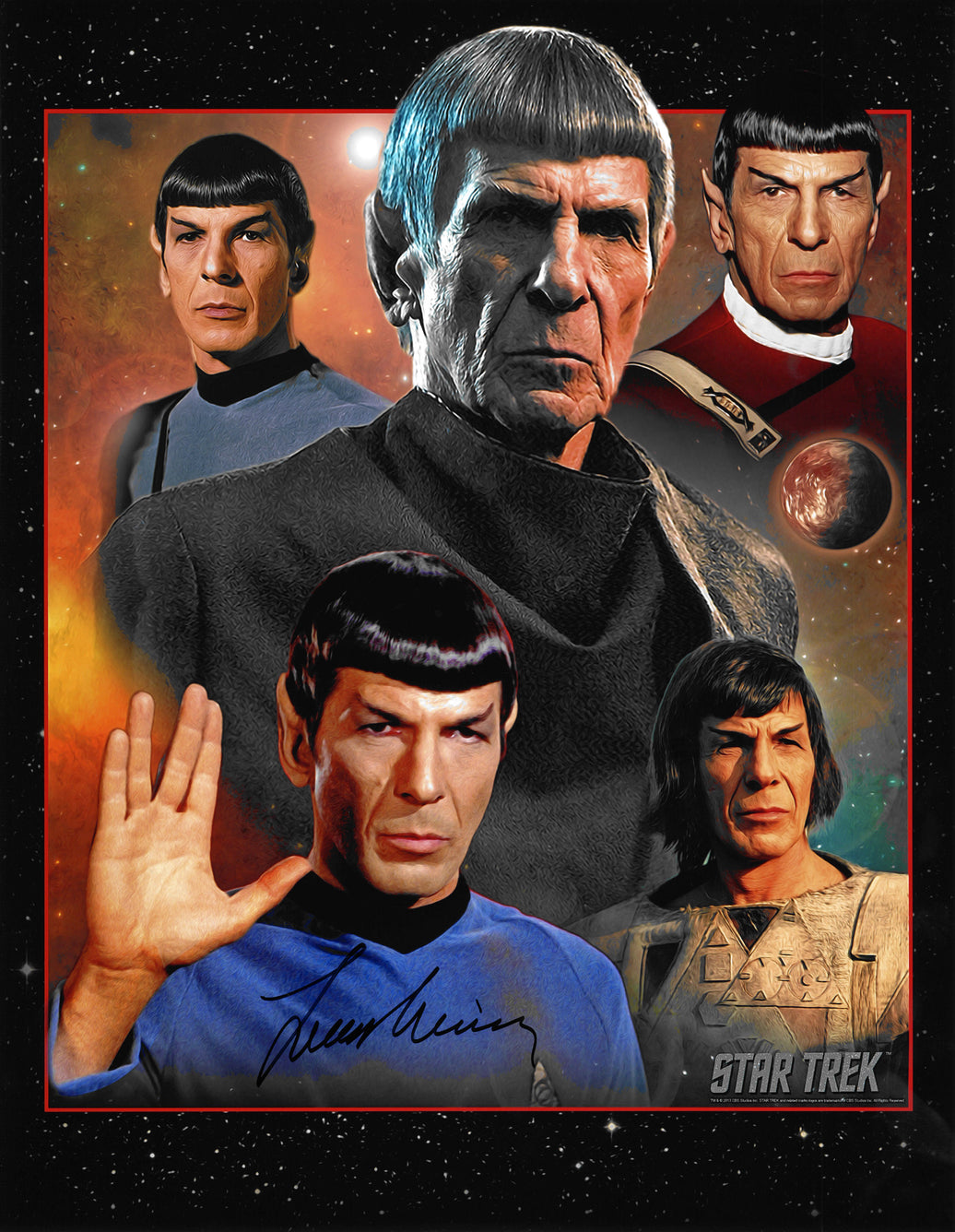 Leonard Nimoy signed 11x14 Photo (glossy)