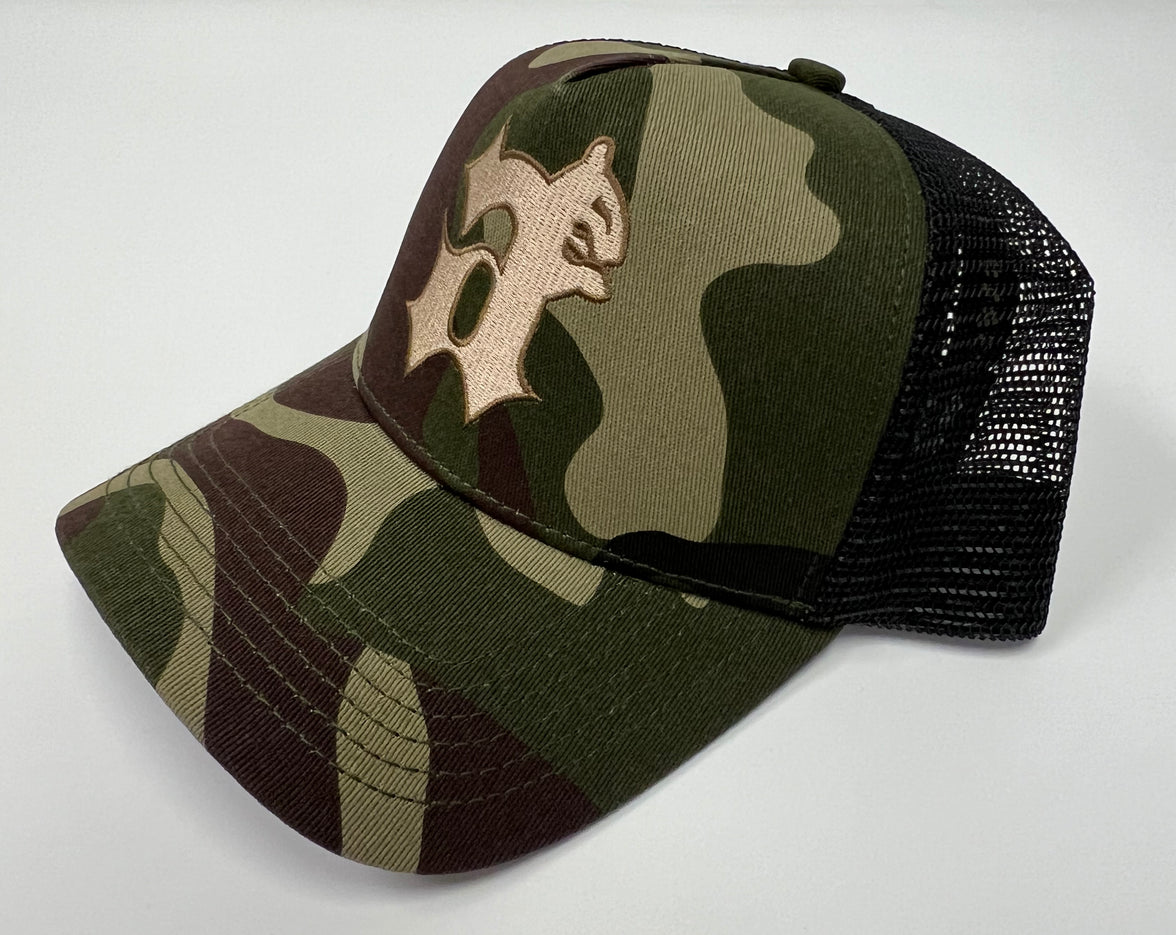 Jensen (CREW A) Ackles Camo Logo Hat