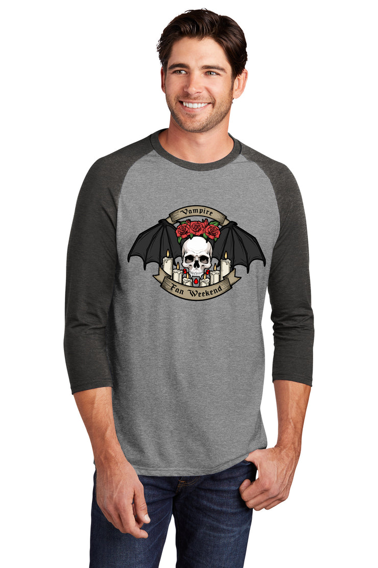 VFW25-T2 Vampire Fan Weekend "Skull" Ringer Style Tee 2025